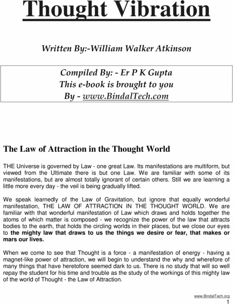 Product picture Law of Attraction